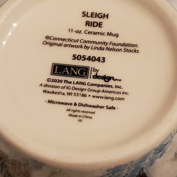 New Lang Sleigh Ride Tea Cup Set - Picture 7 of 9